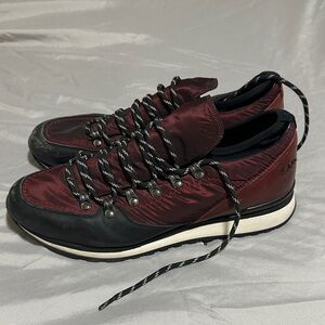 Karl Lagerfeld Men's Burgundy and Black Sneakers